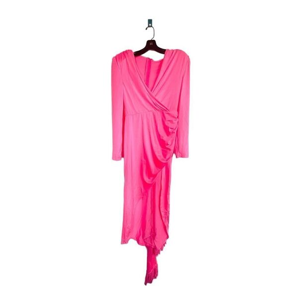 Bronx and Banco Electric Pink Maxi Dress XL/US10 - Picture 5 of 8
